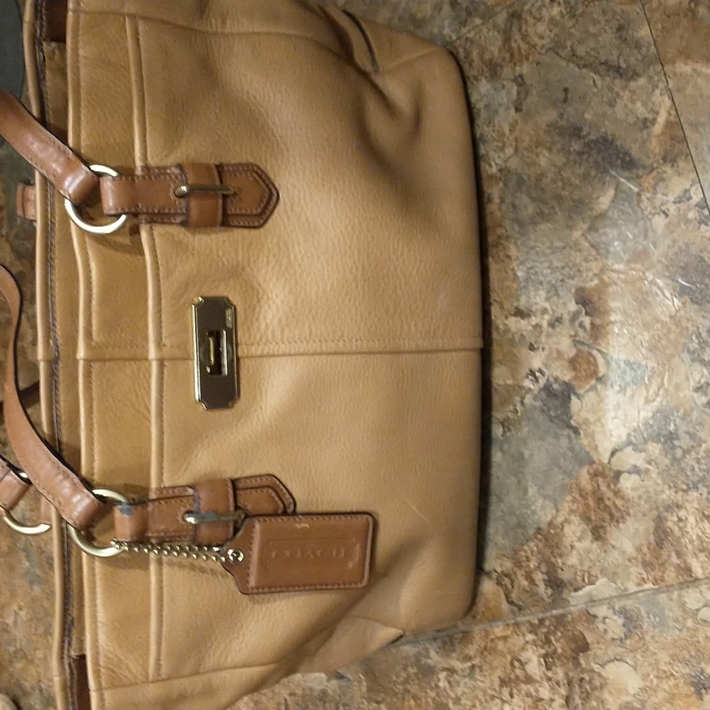 Coach leather bag